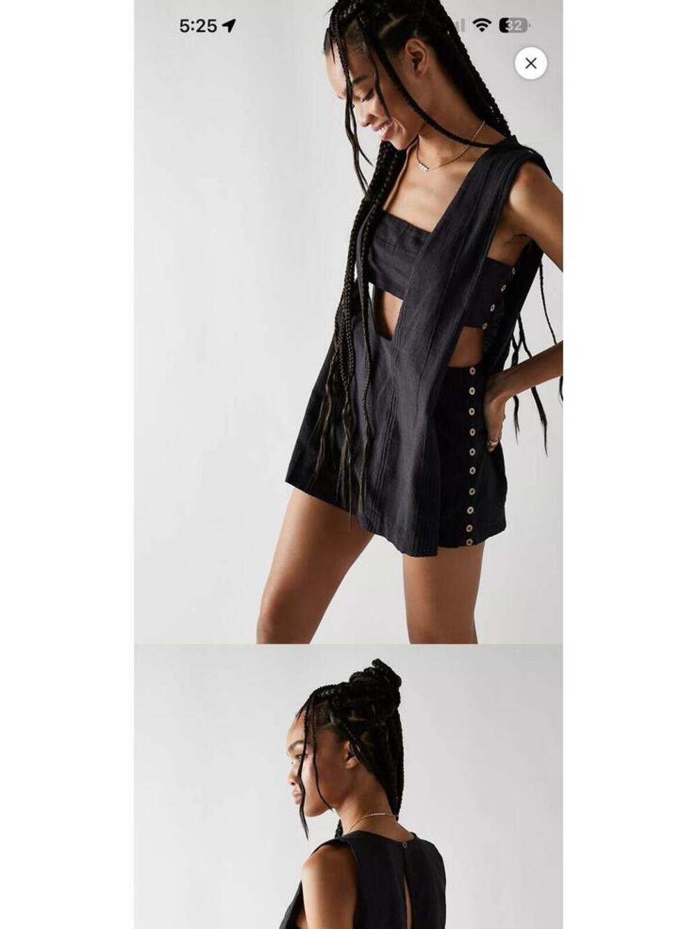 NWOT free people yara set size small